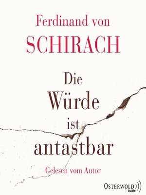 cover image of Die Würde ist antastbar